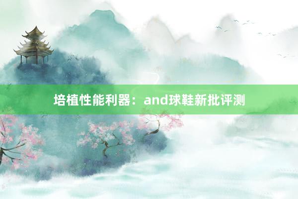 培植性能利器：and球鞋新批评测